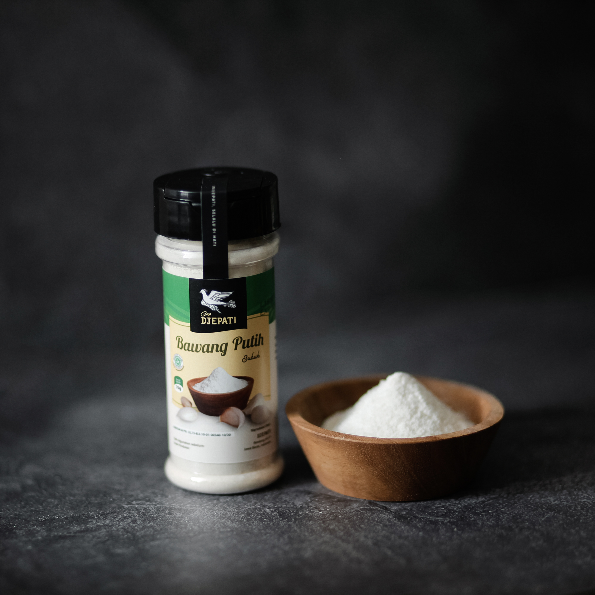 Garlic Premium Djepati's Brand (Powder-Bottle 50gr )